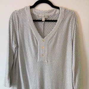 Dana Buchman 3/4 Sleeve Career Classic Pullover